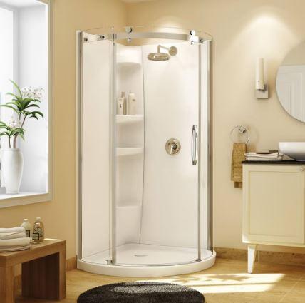 SHOWER KIT OLYMPIA ROUND 
36 x 36 x 78
105960-000-001-102 
RH B/DOORS(D)