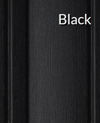 VINYL SINGLE 8" PLANK BLACK