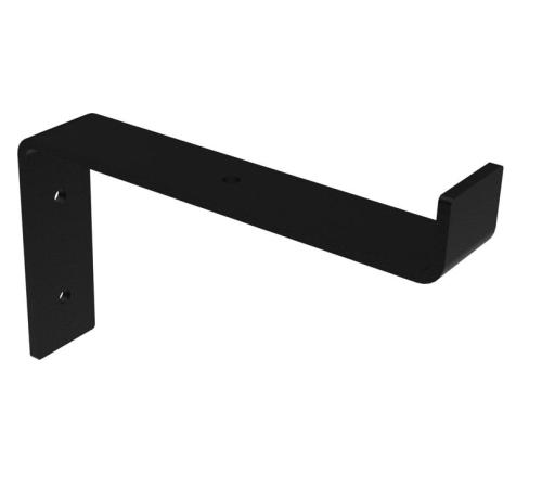 LIVE EDGE 10" SHELF BRACKET BLK