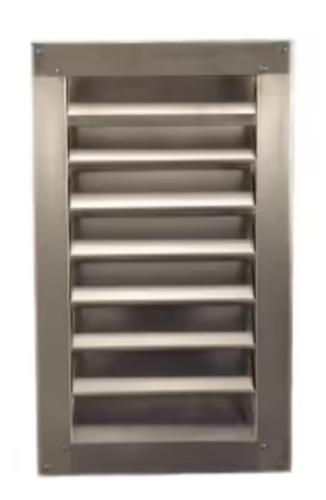 8"X16" FLUSH GABLE LOUVRE MILL