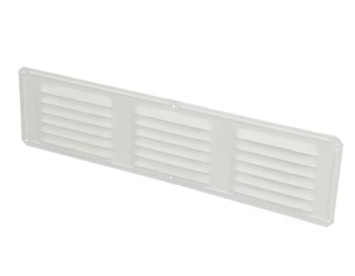 16" X 4" WHITE SOFFIT VENT C/W