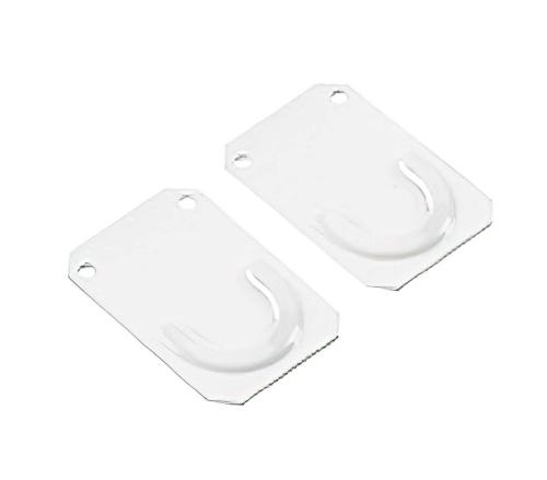 CLOSET ROD MOUNT BKT WHITE (R)