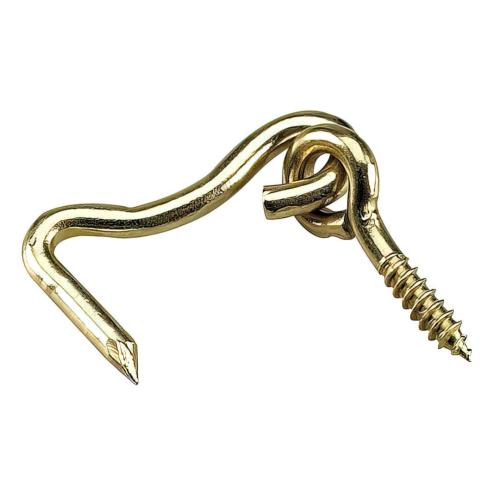(R) GATE HOOK & EYE 1" BRASS