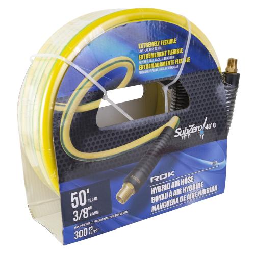 ROK HYBRID AIR HOSE 3/8" X 50'