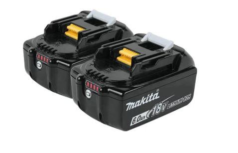MAKITA 18V 6AH TWIN PACK BATTERY