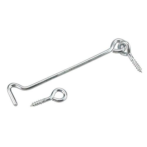ZINC GATE HOOK & EYE 6"