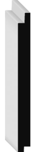 1/2" X 5" X 16' PRIMED MDF SHIPLAP