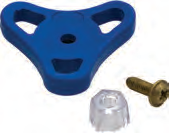Blue Emco Laundry Faucet Handle
