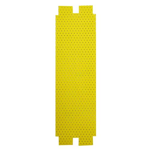 PRE-CUT YELLOW FOAM BACKED PERFORATED SANDPAPER G 180 11 3/4'' X 3 3/8'' 2PK