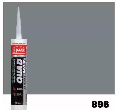 LePage Quad Max Window, Door & Siding Sealant Blue 896, 280 ml Cartridge, Pack of 1