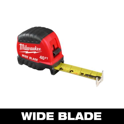 Milwaukee 40' Tape Measure Wide Blade