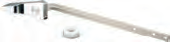 White long plastic tank lever