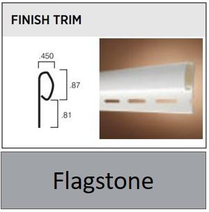 VINYL FINISH TRIM 12' FLAGSTONE