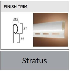 VINYL FINISH TRIM 12' STRATUS