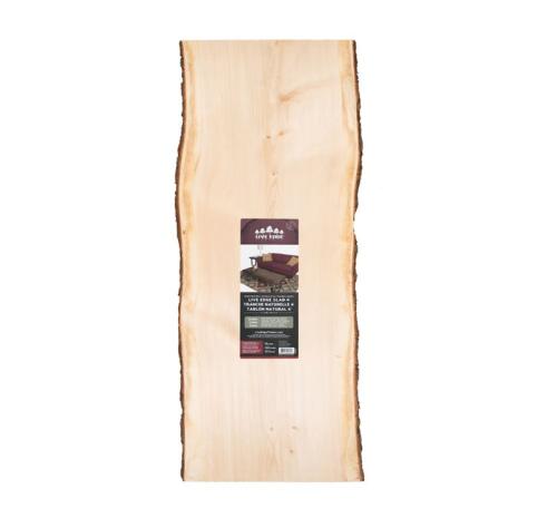 2" X 24" X 4' WHITE PINE SLAB LIVE EDGE