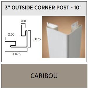 SENTRY O/S CNR 10' CARIBOU BWN