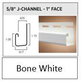 VINYL J CHANNEL 12' BONE