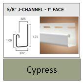 VINYL J CHANNEL 12' CYPRESS