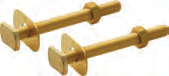 3" Brass Toilet Mounting Bolts