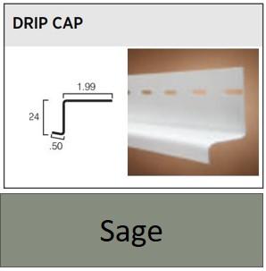 VINYL DRIP CAP 12' SAGE (40)