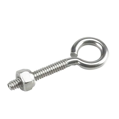 (R) EYE BOLT/W NUTS 3/16X2 SS
