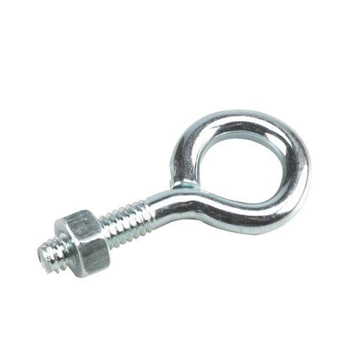 EYE BOLT/W NUTS 1/4X2