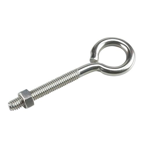(R) EYE BOLT/W NUTS 5/16X4 SS