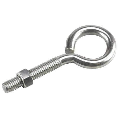 (R) EYE BOLT/W NUTS 3/8X4 SS