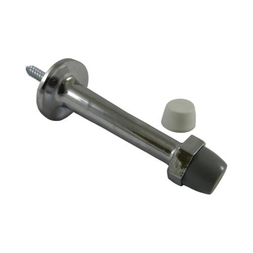 3" RIGID DOOR STOP CHROME (R)