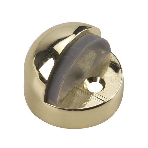 HIGH DOME DOOR STOP BRASS (R)