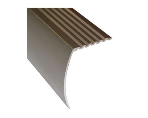METAL STAIR NOSING 1 3/16" X 1 7/8" TITANIUM