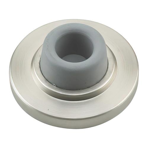 CONCAVE DOOR STOP BRSH NKL (R)
