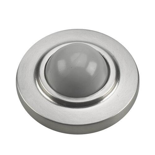 BRUSH NICKEL WALL STOP (R)