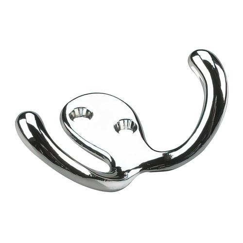 (R) CHRM DBL WARDROBE HOOK 3"
