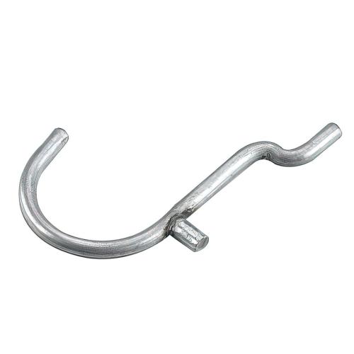 PEG HOOK CURVED 1" ZINC (R)