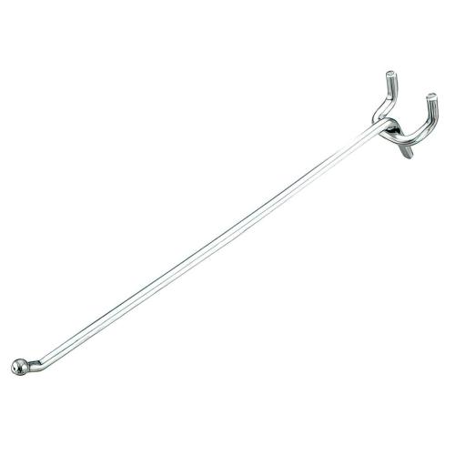 PEG HOOK SINGLE 8" ZINC (R)
