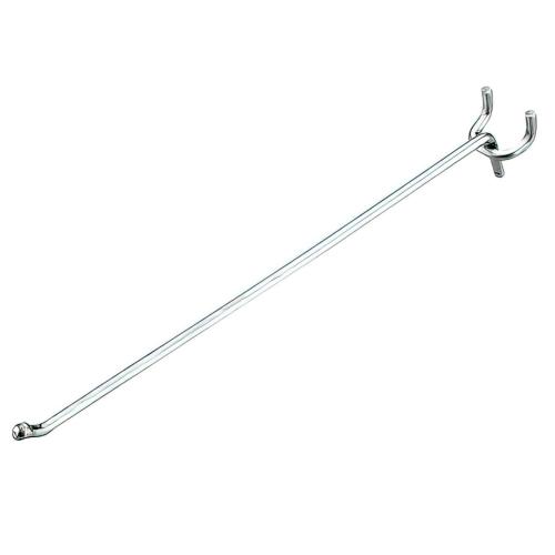 PEG HOOK SINGLE 10" ZINC (R)