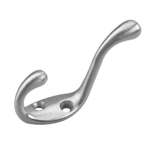 3" COATHOOK BRUSH CHROME (R)