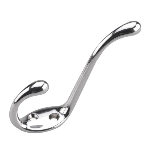 5" COATHOOK CHROME (R)
