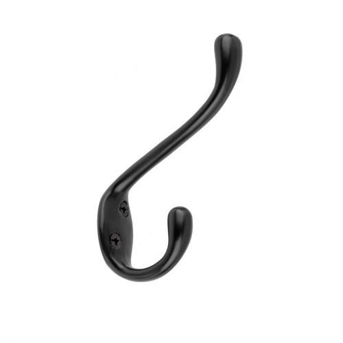 5" COATHOOK BLACK (R)