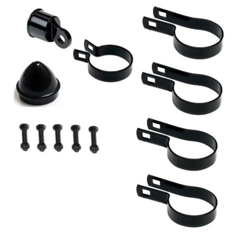 PHOENIX 2 3/8" 5' BLK END POST