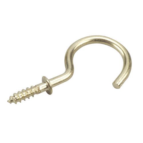 (R)BRASS CUP HOOK 1-1/4" (4)
