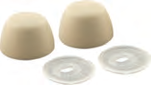Snap on bolt Cap-Bone PAIR