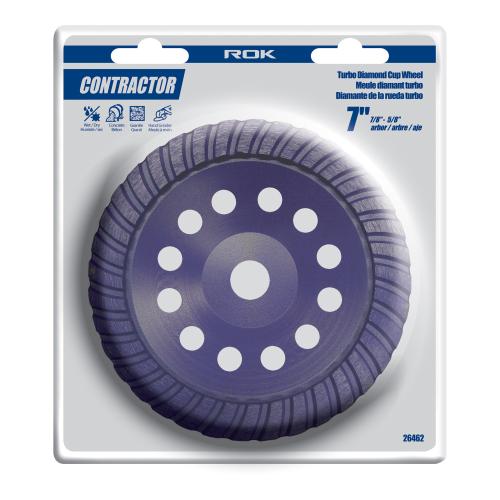 ROK 7" TURBO DIAMOND WHEEL