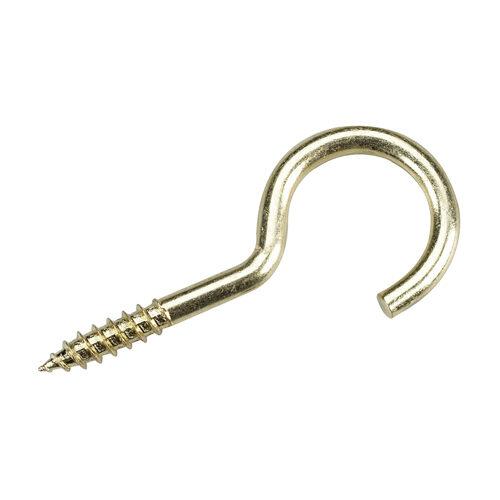 SCREW HOOK 2-9/16" BRASS