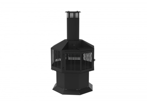 OUTDOOR FIREPLACE S/S BLACK
