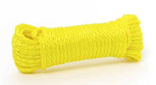 ROPE HOLLOW PP 3/8"X50' YEL (R)
