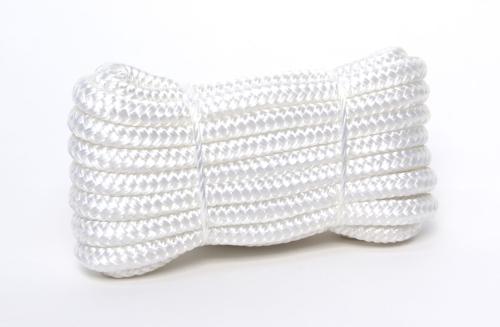 DOCK LN DBL.BD NYL 3/8"X15' WH (R)