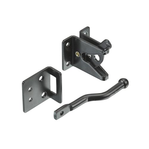 ADJUSTABLE GATE LATCH BLACK