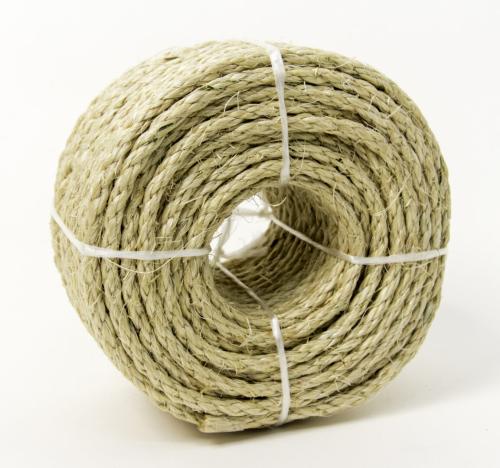 ROPE TWT SISAL 1/4"X50' NAT (R)